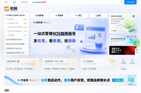 新榜数据分析平台